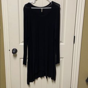 Black long sleeve dress